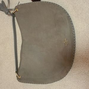 Kate Spade Gray Suede Bag